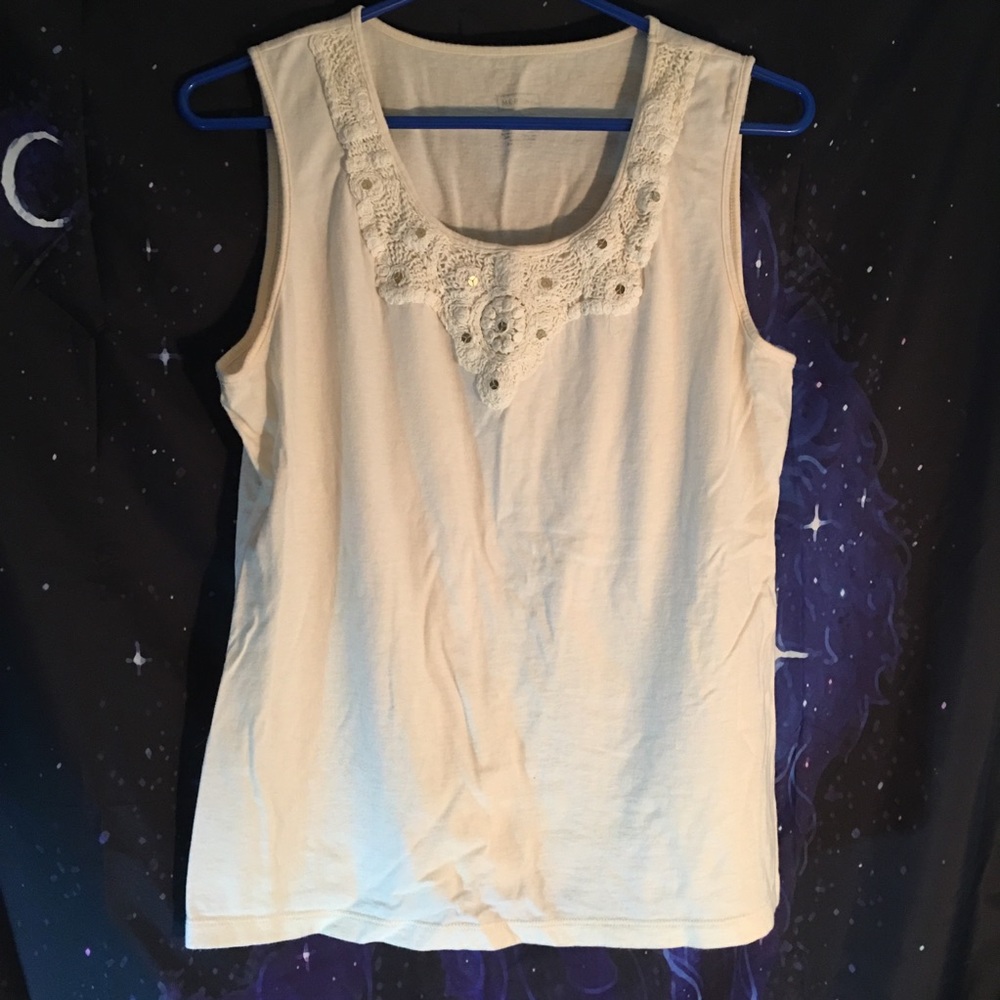 Cute White Tank Top